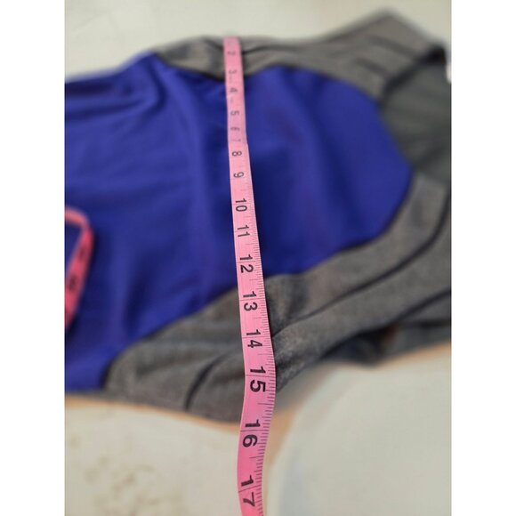 Diane Von Furstenberg Hallie Colorblock Knit Sheath Dress Sz 4 Blue Gray Office - Picture 10 of 12